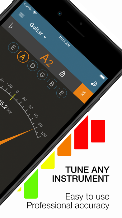 Pitched Tuner - Tuning App Screenshot