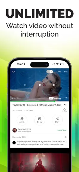 Game screenshot POPTube: Music & Video No Ads mod apk