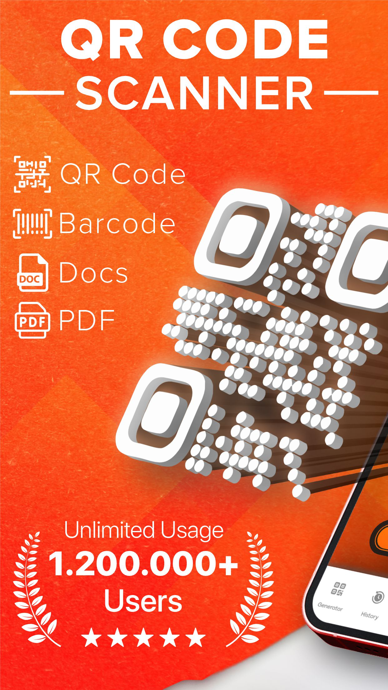 QR Reader- Scanner & Generator