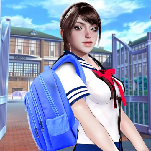 Anime Bad Girl School Life 3D Icon