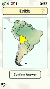 South American Countries Quiz screenshot