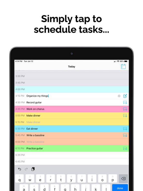 Screenshot #4 pour TimeFinder: Day Planner