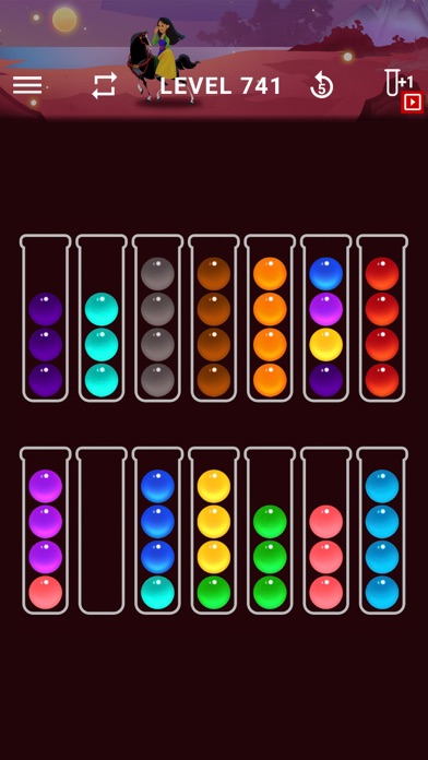 Ball Sort Color Water Puzzle Screenshot