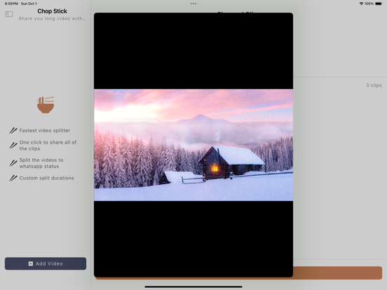 Screenshot #6 pour Chop Sticks - Video Cutter