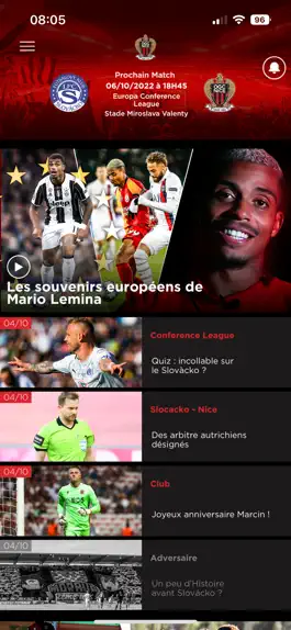 Game screenshot OGC Nice (Officiel) apk