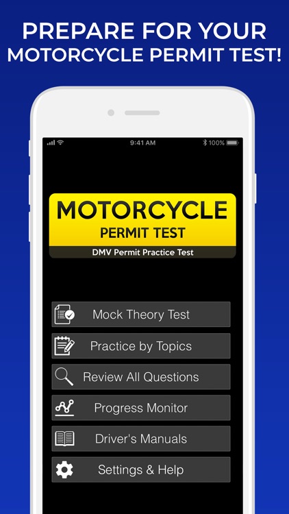 DMV Motorcycle Permit Test