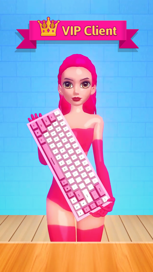 #4. DIY Keyboard 3D (iOS) By: Crazy Labs