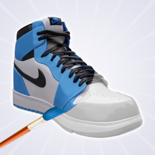 Sneaker Art 3D Coloring Design icon