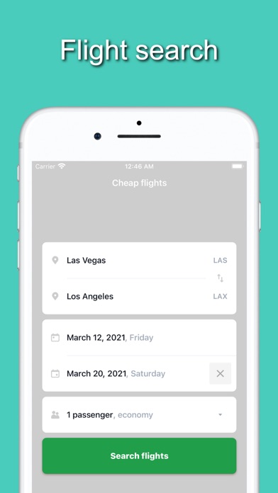 Cheap Flights Worldwide Screenshot