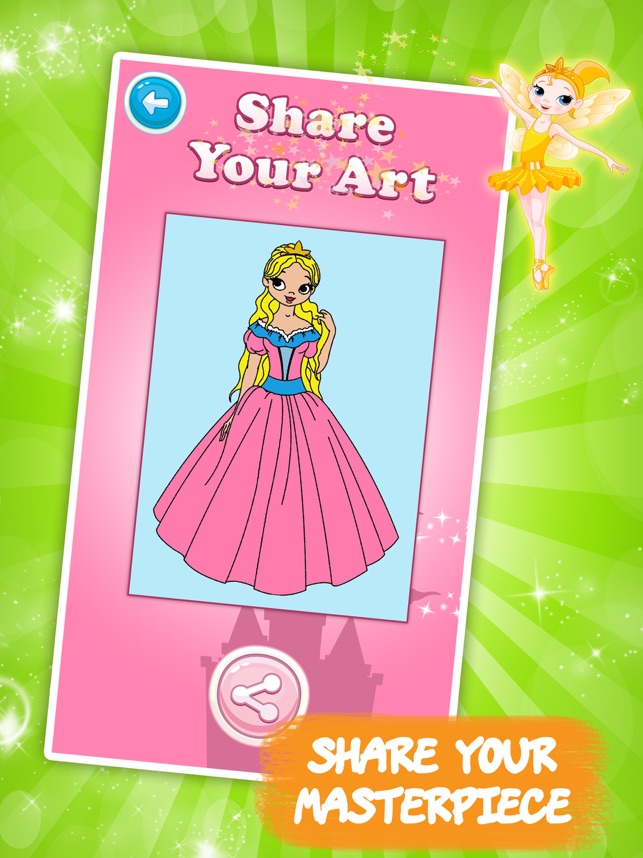 Jogue Pintura Princesas da Disney, um jogo de Pintar