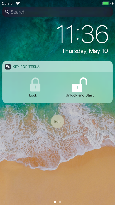 Screenshot #1 pour Key for Tesla