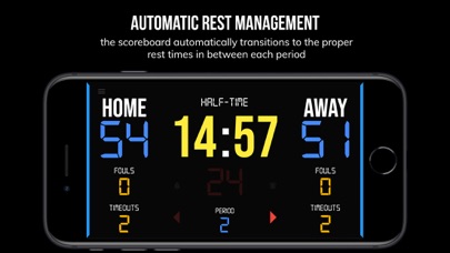 BT Basketball Scoreboard Screenshot