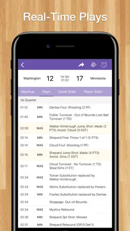 Game screenshot Scores App: WNBA Basketball apk