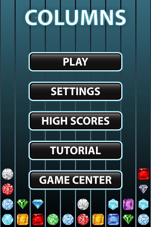 Columns - Match Falling Jewels screenshot 2