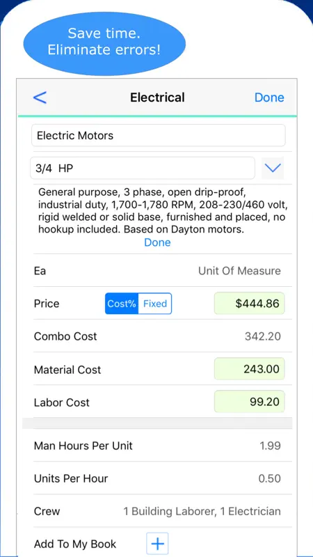 Electrician Invoice & Estimate screenshot 8 of 10
