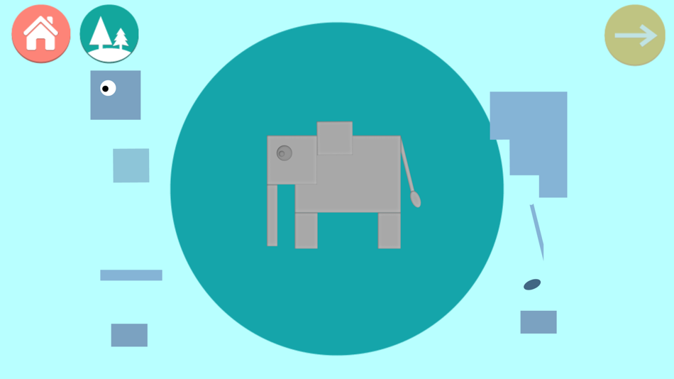 #4. Shape Fit - Animals (iOS) 由: Avakai Games