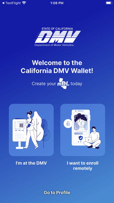 CA DMV Wallet Screenshot