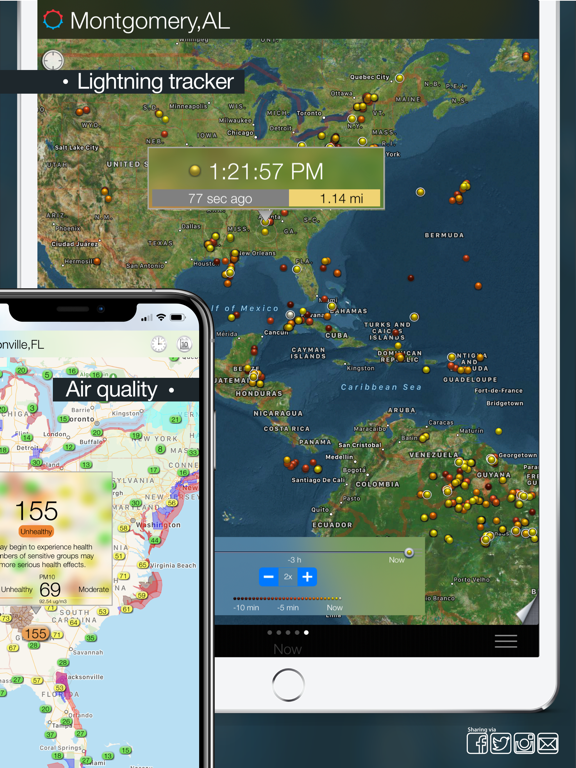 eWeather HD - Weather & Alerts iPad screenshot 7 - Weather app