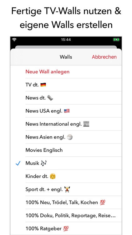 Live TV Fernsehen IP TV screenshot-3
