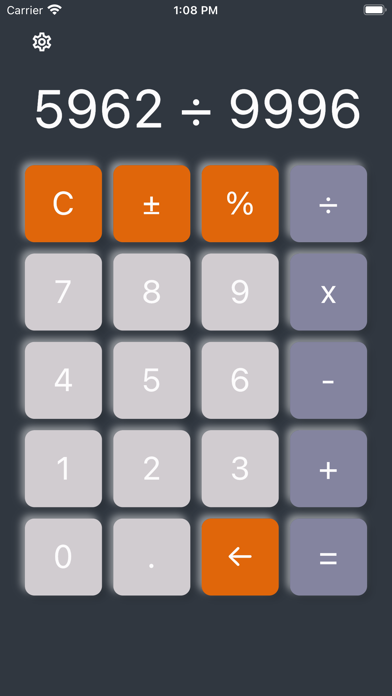 SwiftSum: Simple Calculator Screenshot