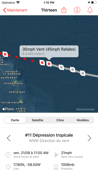 Screenshot #1 pour My Hurricane Tracker & Alerts