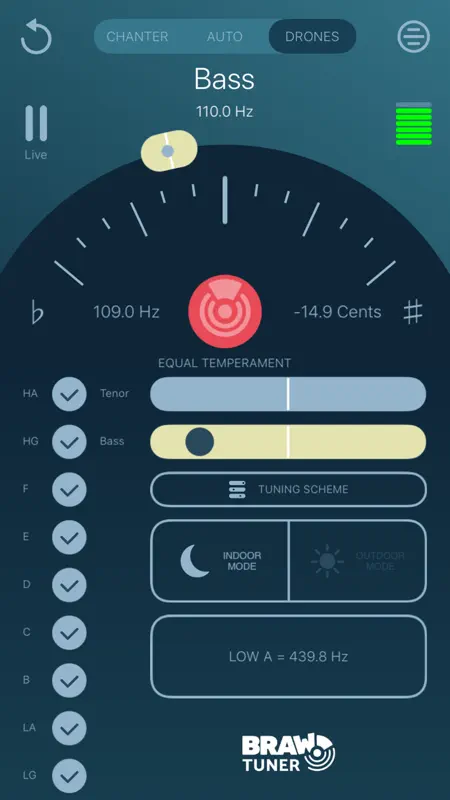 Braw Bagpipe Tuner screenshot 4 of 4