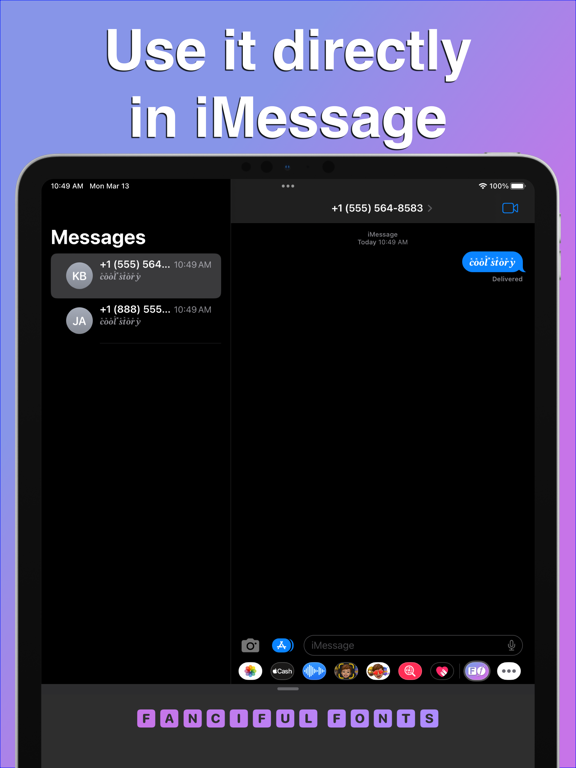 Screenshot #4 pour Fanciful Fonts