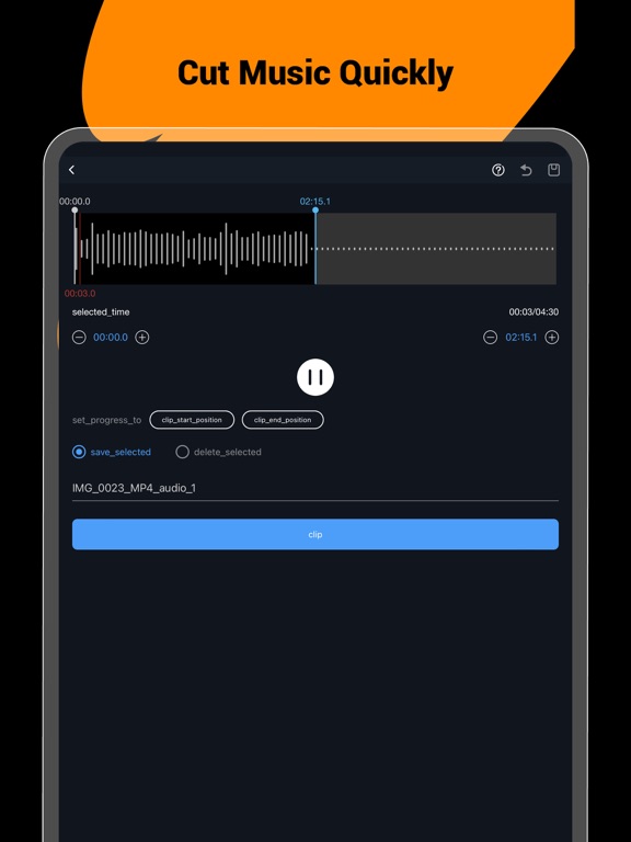 音楽編集アプリ: 音声加工、動画MP3変換器、着信音メーカーのおすすめ画像4