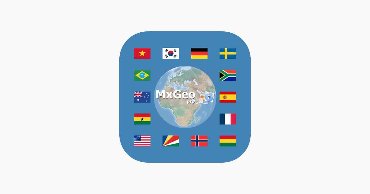 Atlante mondiale MxGeo Pro su App Store