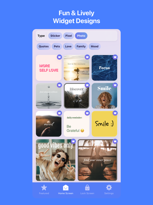 ‎Lively Widget - 5000+ Designs Screenshot