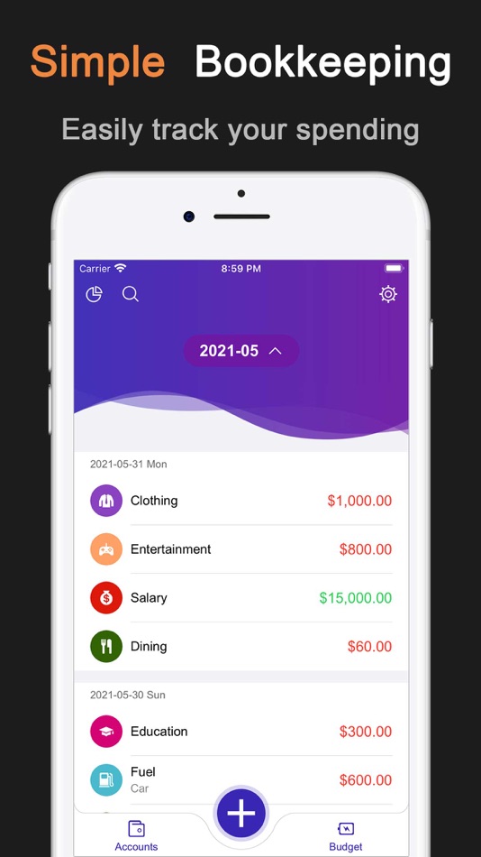 #4. DayCost 2 - Personal Finance (iOS) 由: 良峰 侯
