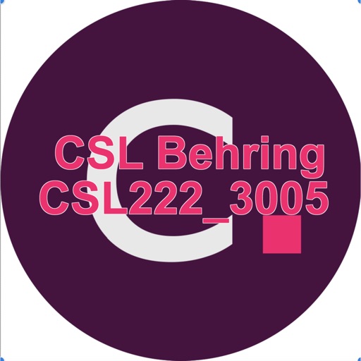 CSL Behring CSL222_3005 iOS App