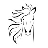 Sticker horse icon