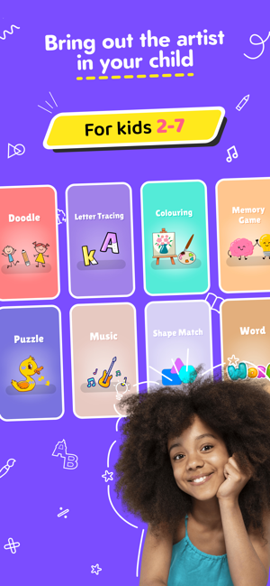 ‎Kids Learning games Lil Artist Screenshot