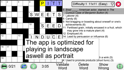 Crossword Unlimited + Screenshot