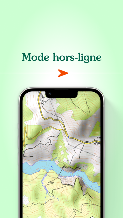 Iphigénie | The Hiking Map App Screenshot