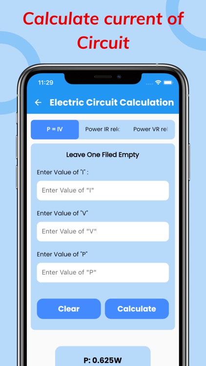 Electric circuit calculator