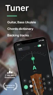 tuner pro: guitar bass ukulele iphone screenshot 1