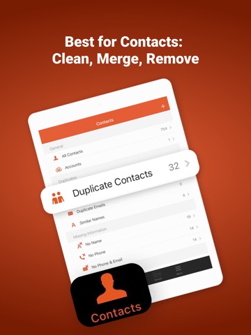 Cleaner Pro - 重複した連絡先の削除のおすすめ画像1