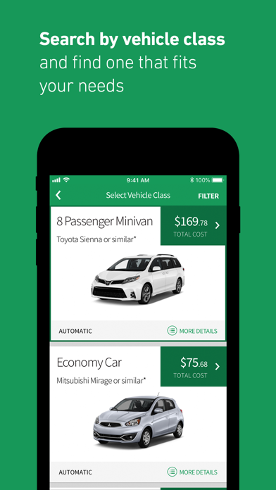 Enterprise Rent-A-Car Screenshot