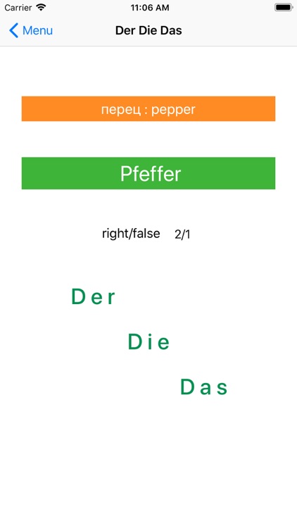 Learn German ABC, Der Die Das