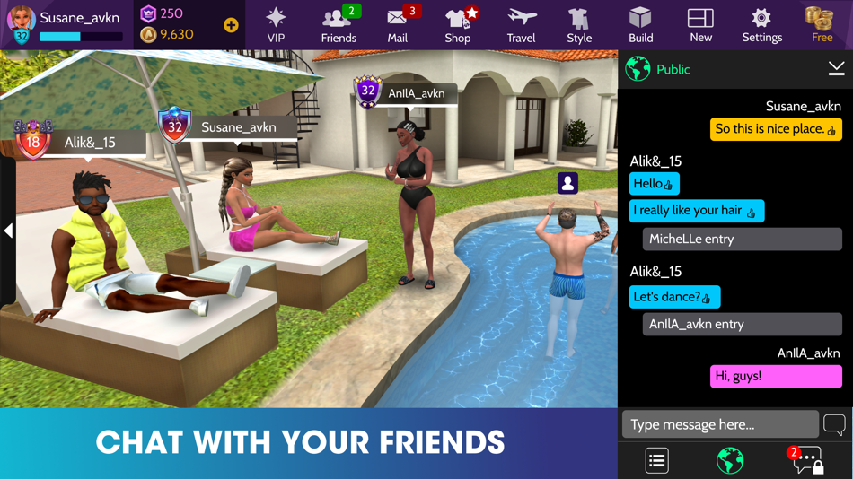 #1. Avakin Life: 3D Avatar Creator (iOS) От: Lockwood Publishing