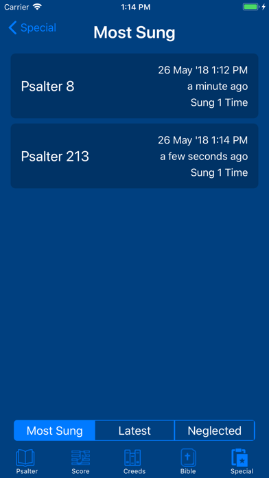The Psalter 1912 Screenshot