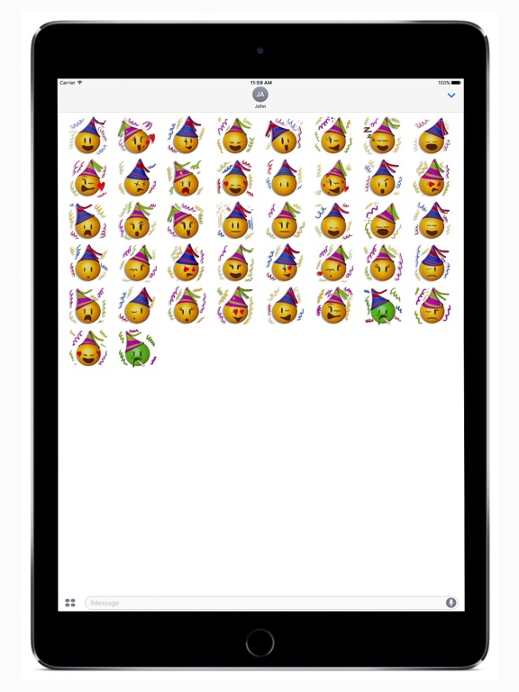 Screenshot #2 for Happy New Year Emoji Stickers