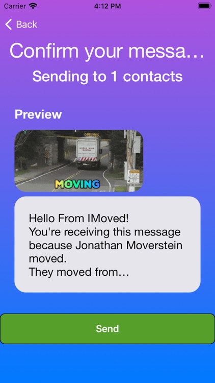 IMoved - Address Move Notifier screenshot-3