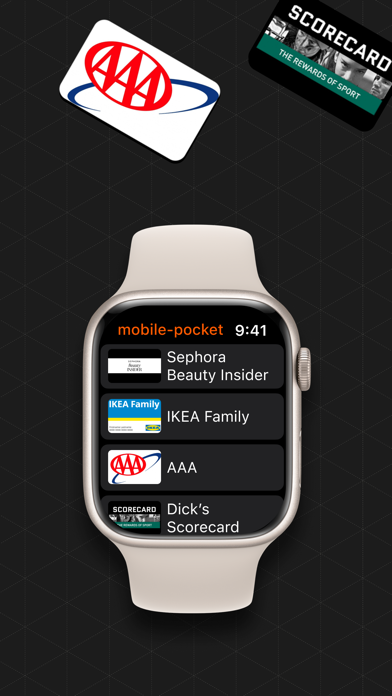 mobile-pocket loyalty cards Screenshot