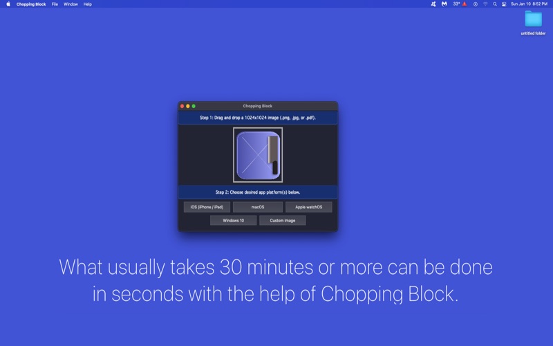 Screenshot #2 pour Chopping Block - Asset Creator