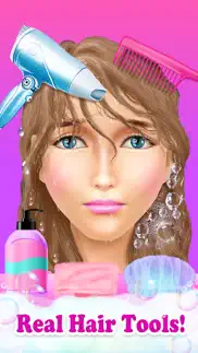 princess hair salon: spa games iphone screenshot 1