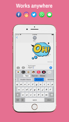 Cool Font & Sticker Keyboard screenshot 2
