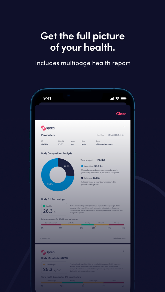 Spren Body Composition Scan